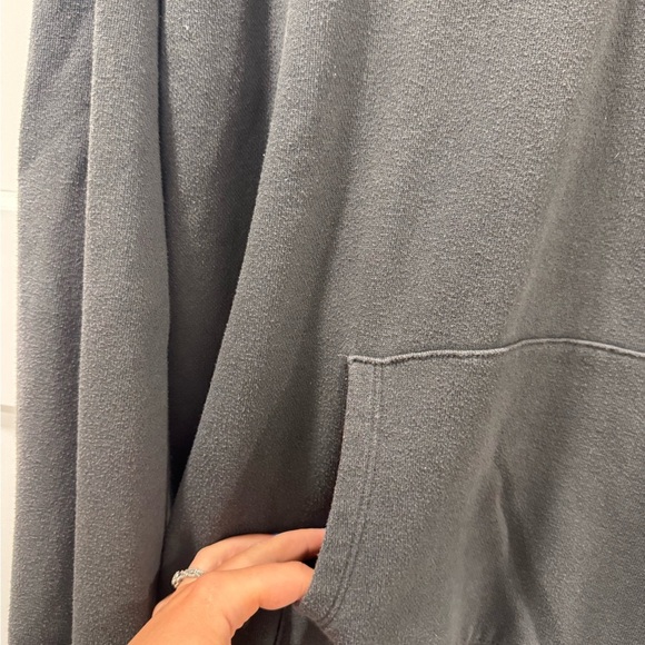 Aerie Grey 1/4 Zip Size M - Picture 3 of 5